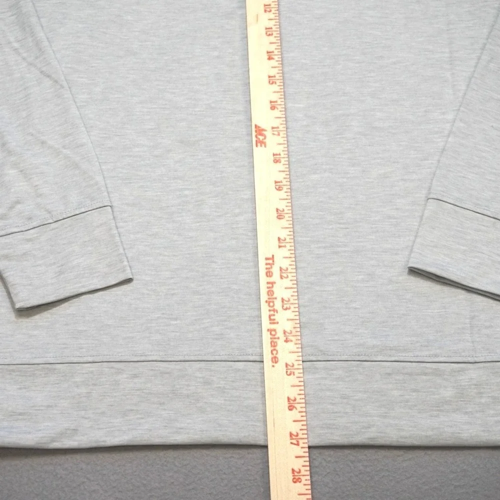 COLLARS & CO Dri Release Performance 1/4 Zip Pullover Mens Medium Gray NWT